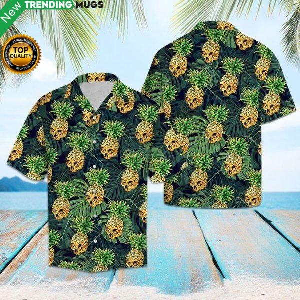 Skull Pineapple Hawaii Shirt Ha35487