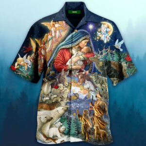 Jesus Christmas Hawaiian Shirt Jisubin Apparel