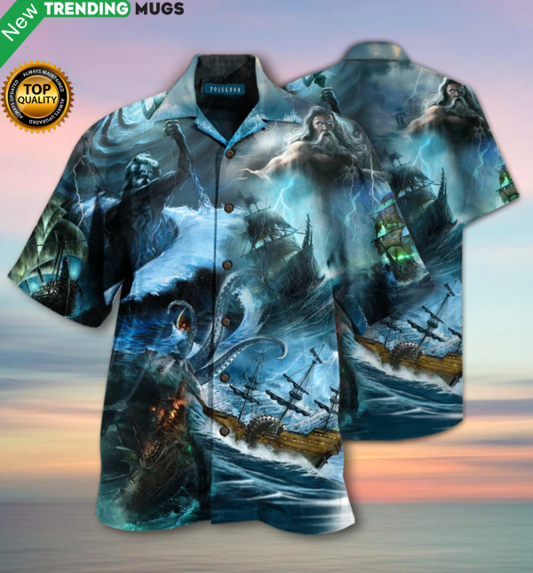 Amazing Poisedon Greek Mythology Unisex Hawaiian Shirt HW Jisubin Apparel