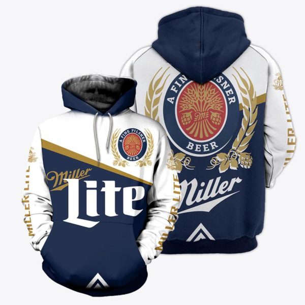 Miller Lite 3D All Over Printed Shirt Jisubin Apparel