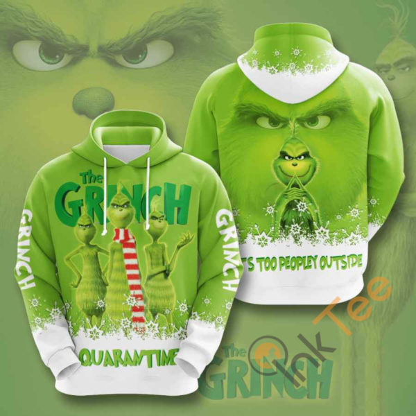 Movie The Grinch Usa 1477 3D Hoodie Jisubin Apparel