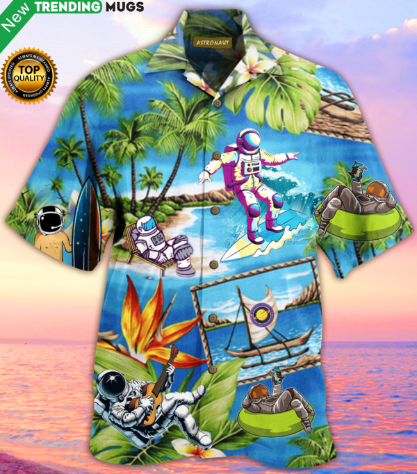Amazing Astronaut Hawaiian Shirt Jisubin Apparel