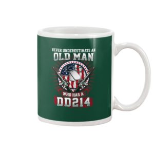 Old Man With DD 214 Mug Apparel
