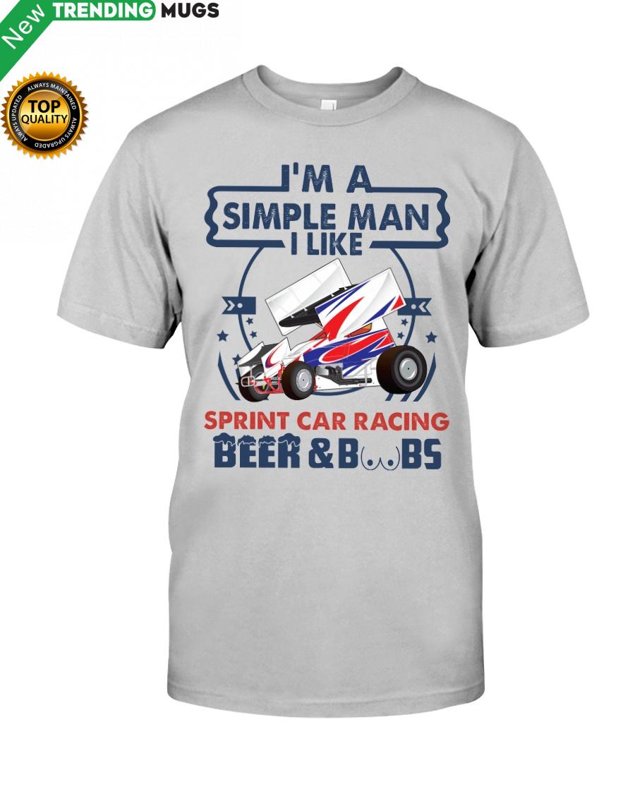 I'm A Simple Man Sprint Car Racing Hooded Sweatshirt Apparel