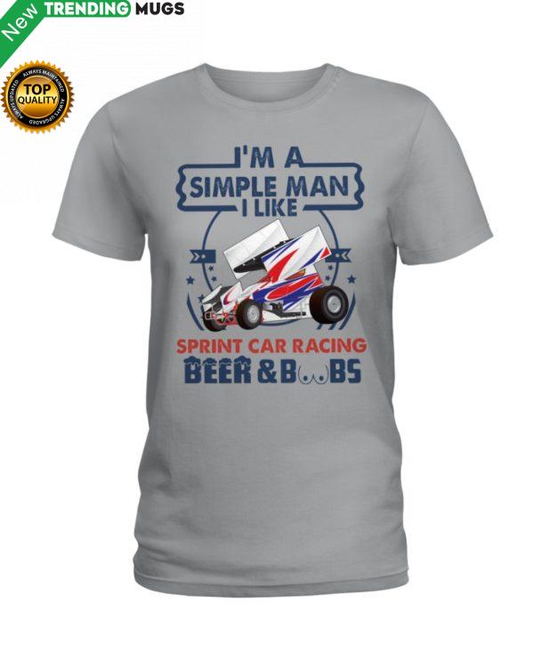 I'm A Simple Man Sprint Car Racing Hooded Sweatshirt Apparel