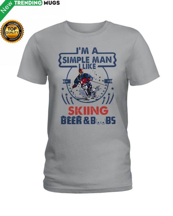 I'm A Simple Man Skiing Hooded Sweatshirt Apparel