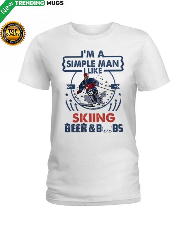 I'm A Simple Man Skiing Hooded Sweatshirt Apparel