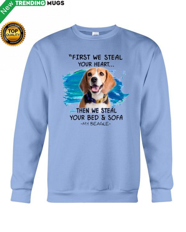 Beagle First steal your hear Classic T Shirt, Hooded Sweatshirt Apparel