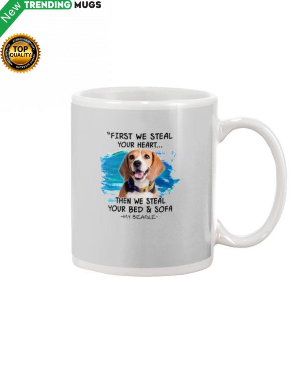 Beagle First steal your hear Mug Apparel