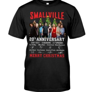 Smaliville 20Th Anniversary Merry Christmas Shirt Jisubin Apparel
