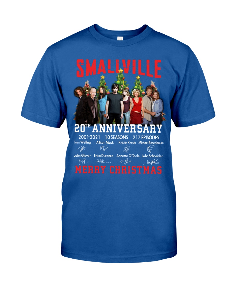 Smaliville 20Th Anniversary Merry Christmas Shirt Jisubin Apparel Smaliville 20Th Anniversary Merry Christmas Shirt Jisubin Apparel