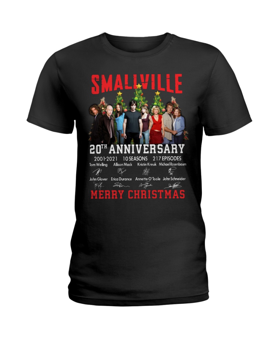 Smaliville 20Th Anniversary Merry Christmas Shirt Jisubin Apparel Smaliville 20Th Anniversary Merry Christmas Shirt Jisubin Apparel