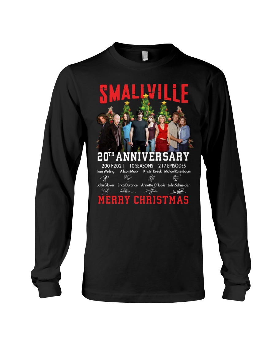 Smaliville 20Th Anniversary Merry Christmas Shirt Jisubin Apparel Smaliville 20Th Anniversary Merry Christmas Shirt Jisubin Apparel