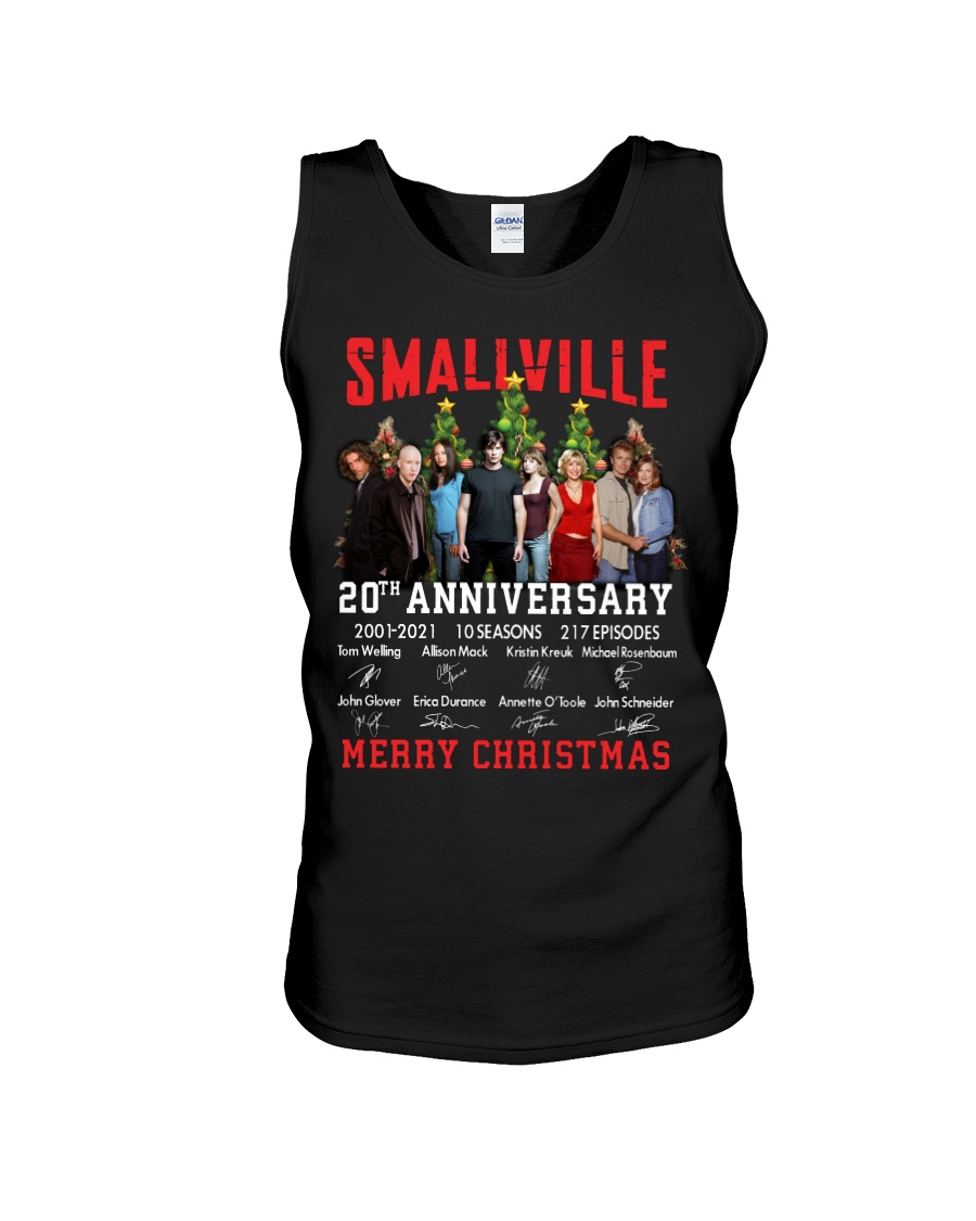 Smaliville 20Th Anniversary Merry Christmas Shirt Jisubin Apparel Smaliville 20Th Anniversary Merry Christmas Shirt Jisubin Apparel