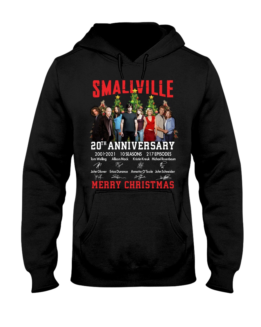 Smaliville 20Th Anniversary Merry Christmas Shirt Jisubin Apparel Smaliville 20Th Anniversary Merry Christmas Shirt Jisubin Apparel