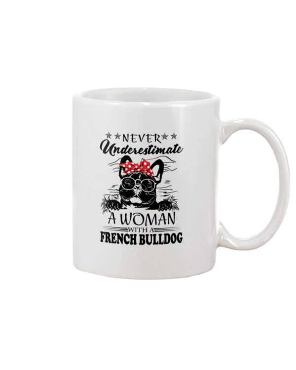 French bulldog woman Mug Apparel