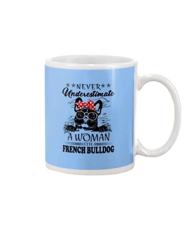 French bulldog woman Mug Apparel