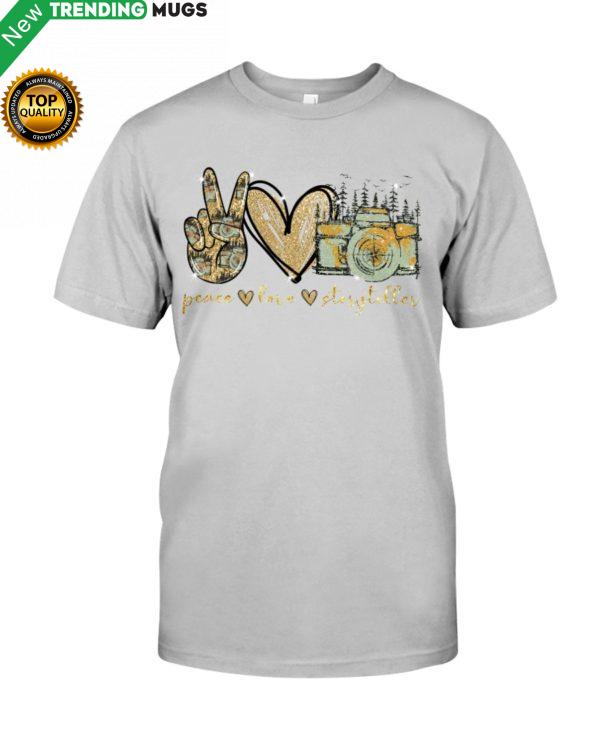 Peace Love Storyteller Shirt, Hoodie Apparel