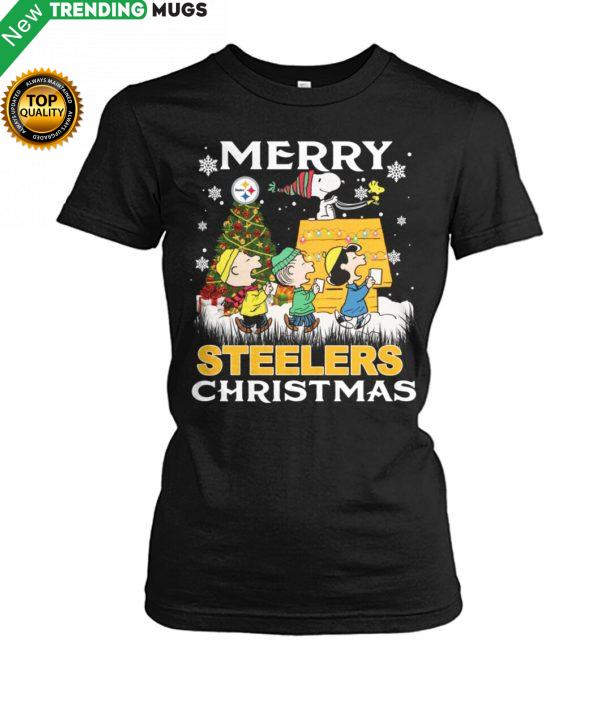 Peanuts Merry Steelers Christmas Shirt Jisubin Apparel