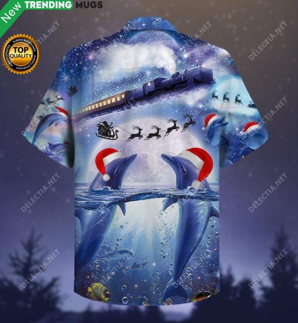 All I Want For Christmas Is A Dolphin Hawaiian Shirt Jisubin Apparel