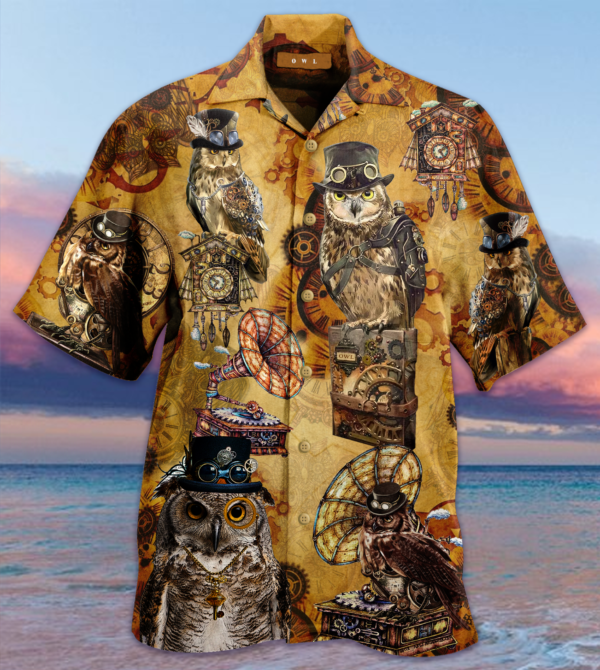 Wisdom Owls Hawaiian Shirt Jisubin Apparel