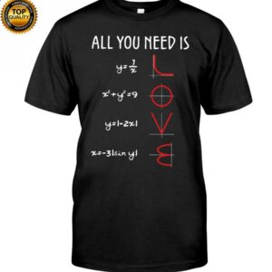 Love Math Classic T Shirt Apparel