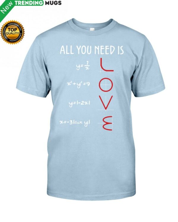 Love Math Classic T Shirt Apparel