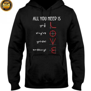 Love Math Hooded Sweatshirt Apparel