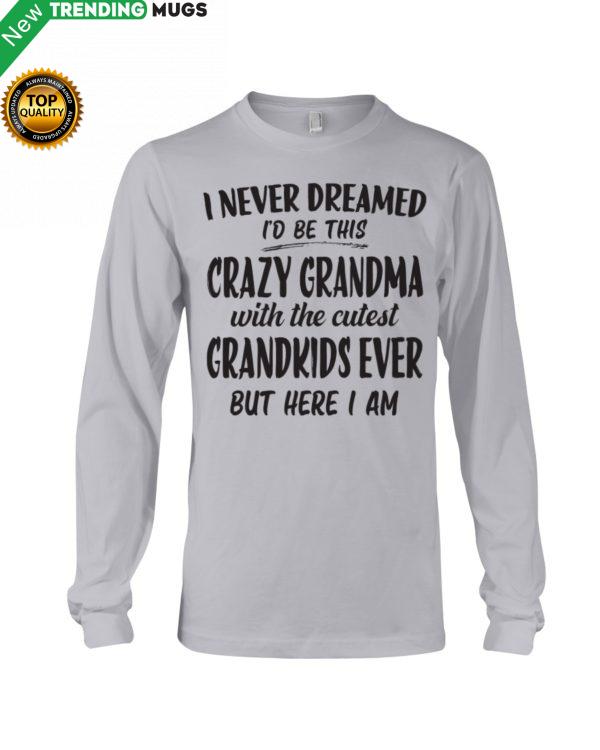 I Never Dreamed Id Be This Crazy Grandma With Hooded Sweatshirt Apparel