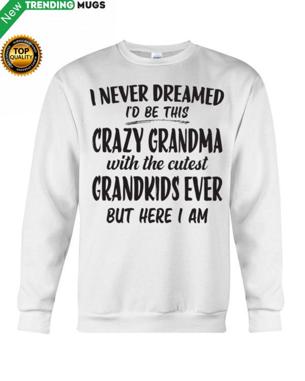 I Never Dreamed Id Be This Crazy Grandma With Hooded Sweatshirt Apparel