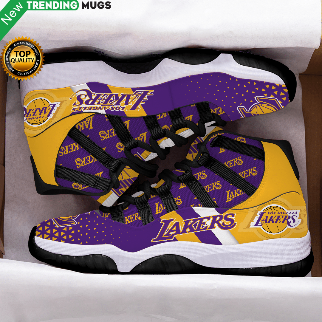 Los Angeles Lakers For Fans Air Jordan 11 Sneaker Apparel