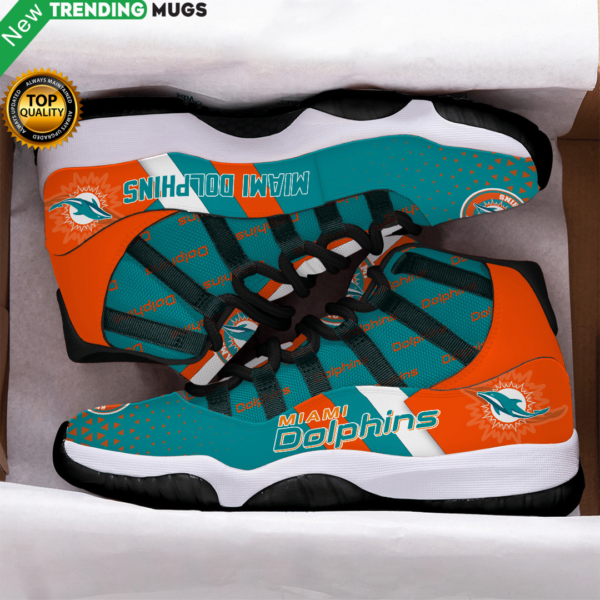 Miami Dolphins For Fans Air Jordan 11 Sneaker Shoes & Sneaker
