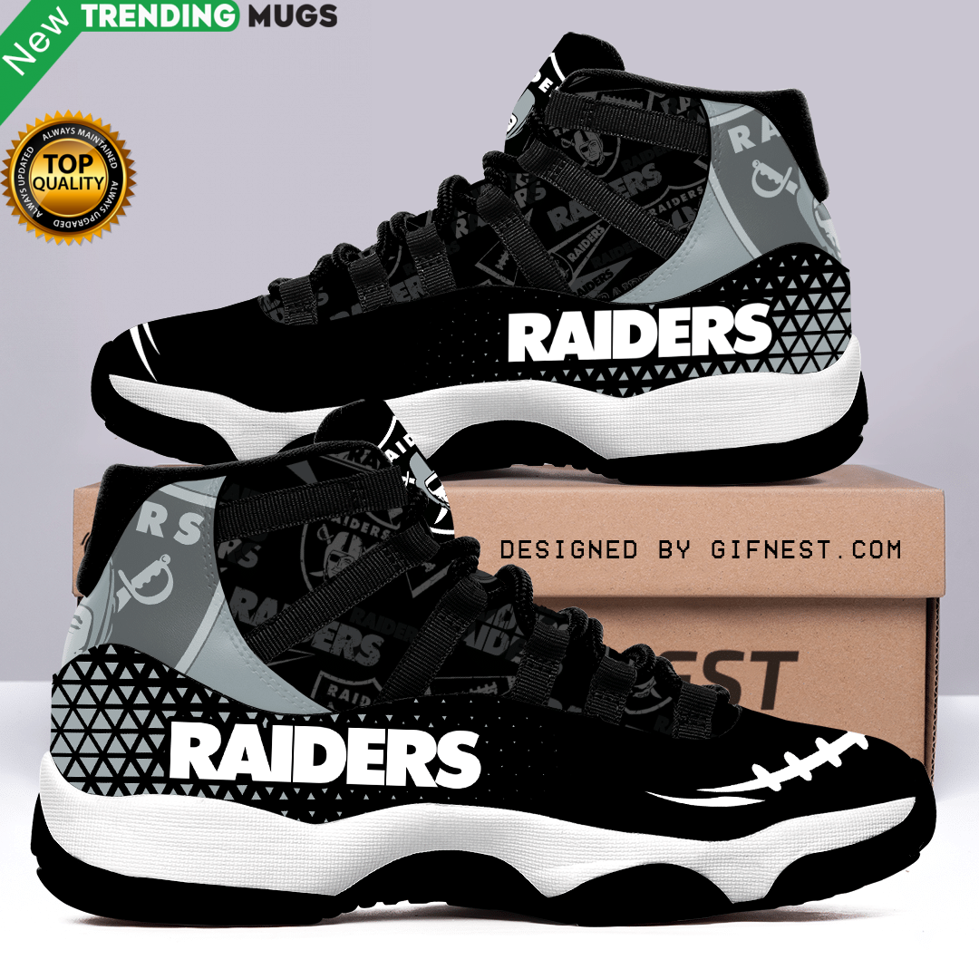 Raiders For Fans Air Jordan 11 Sneaker Shoes & Sneaker