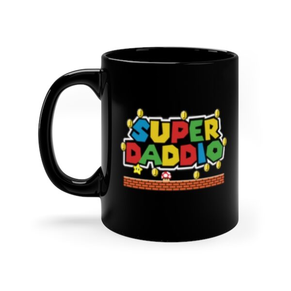Super Daddio Mario Father's Day Mug Gift Apparel