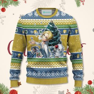 Annie Leonhart Attack On Titan Anime Christmas Sweater Xmas For Men Women Sweater