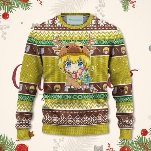 Armin Arlert Attack On Titan Anime Christmas Sweater Xmas For Men Women Sweater