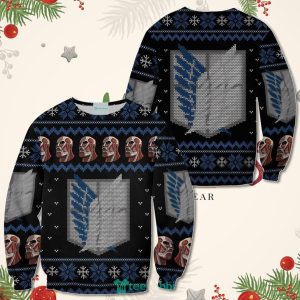 Attack On Titan Shirt Scout Christmas Sweater Jacket Costume For Men Women Sweater