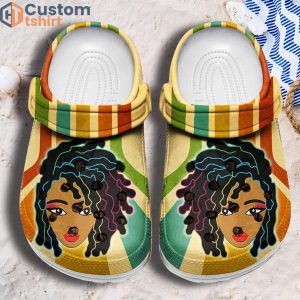 Black Girl Hair Juneteenth Clog Shoes Africa Culture Black Women Clog Shoes Gifts Daughter Girls 3D Hoodies