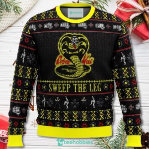 Cobra Kai Sweep The Leg Karate Kid Christmas Sweater For Men Women Apparel