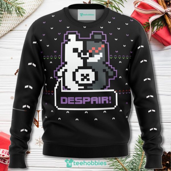 Danganronpa Monokuma Despair Christmas Sweater For Men Women Apparel