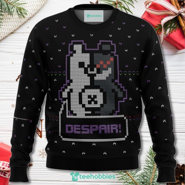 Danganropa Monokuma Despair Christmas Sweater For Men Women Apparel