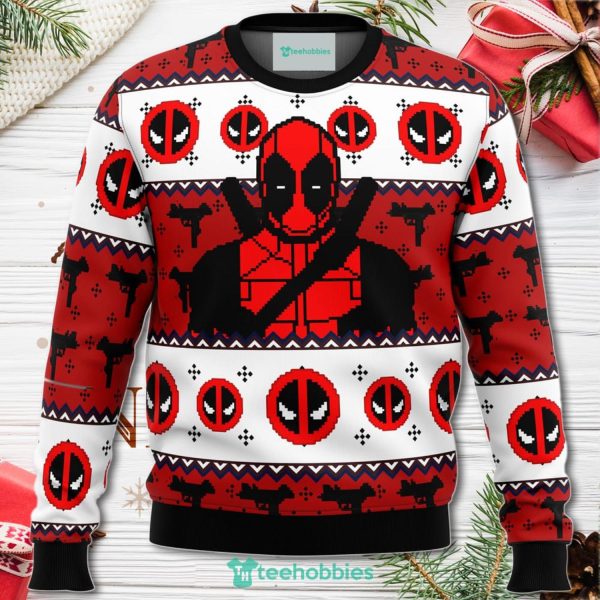 Deadpool Guy Christmas Sweater For Men Women Apparel