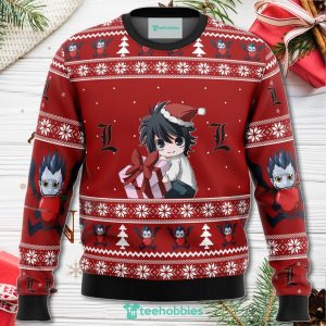 Death Note Chibi L Christmas Sweater For Men Women Sweater