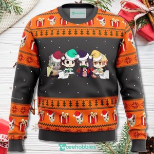 Demon Slayer Chibi Christmas Sweater For Men Women Apparel