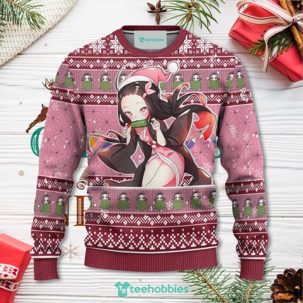 Demon Slayer Nezuko Kamado Anime Christmas Sweater Xmas For Men Women Apparel