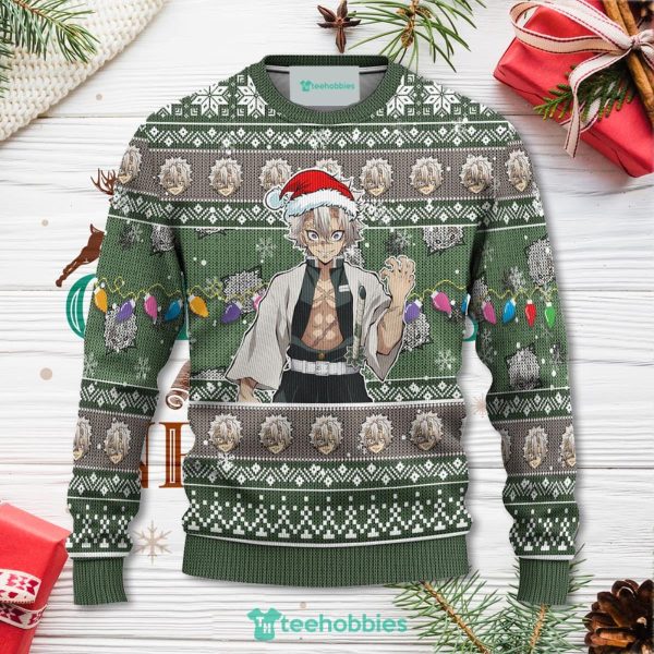 Demon Slayer Sanemi Shinazugawa Anime Christmas Sweater Xmas For Men Women Apparel