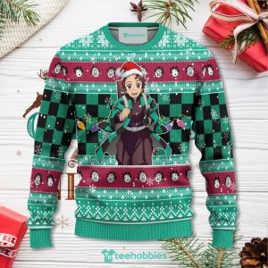 Demon Slayer Tanjiro Kamado Anime Christmas Sweater Xmas For Men Womenproduct photo 1