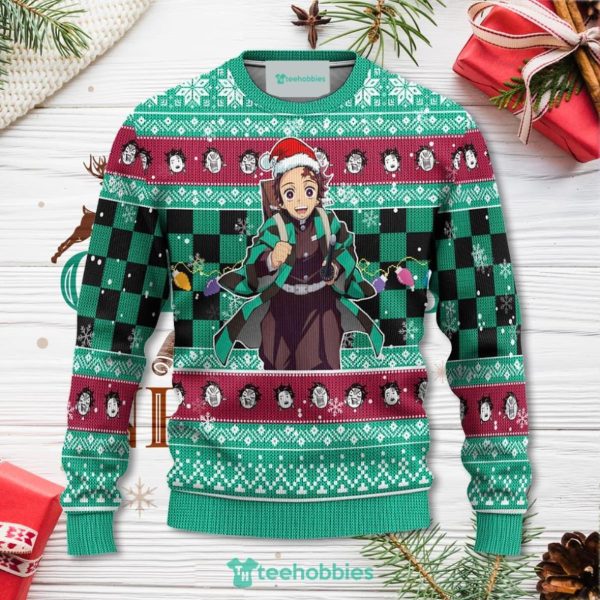 Demon Slayer Tanjiro Kamado Anime Christmas Sweater Xmas For Men Women Apparel