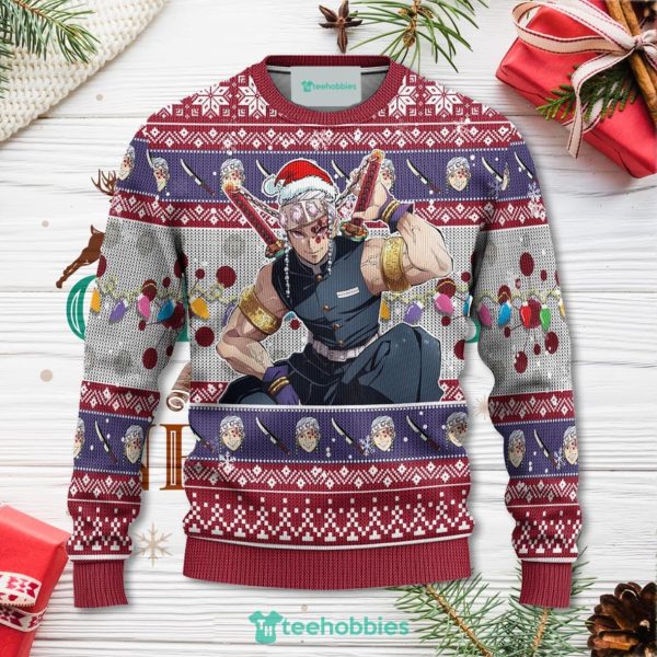 Demon Slayer Tengen Uzui Anime Christmas Sweater Xmas For Men Women Apparel