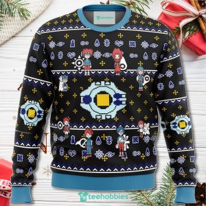 Digimon Characters Christmas Sweater For Men Women Sweater